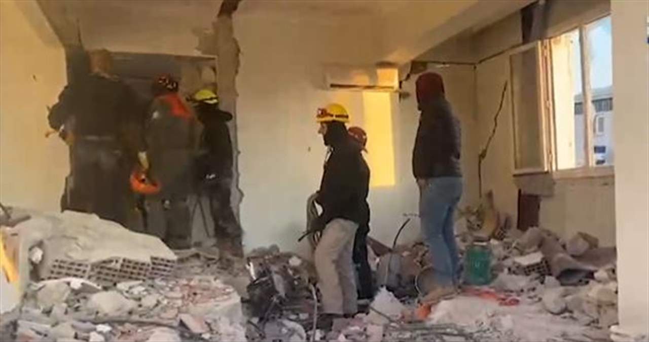 الفريق اللبناني يعثر على جثة الياس حداد تحت الأنقاض في تركيا