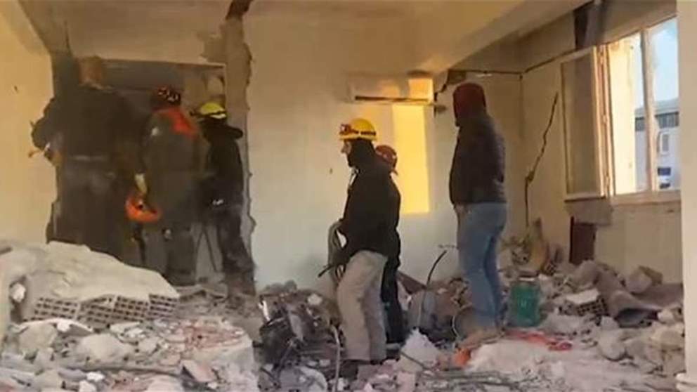 الفريق اللبناني يعثر على جثة الياس حداد تحت الأنقاض في تركيا