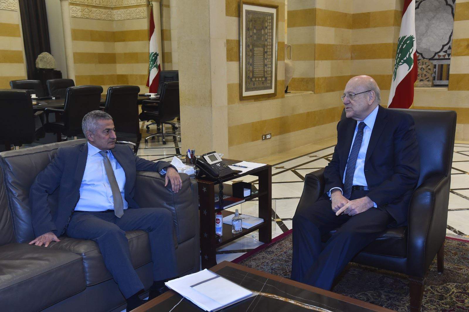  ميقاتي يعقد سلسلة إجتماعات طارئة في السرايا لبحث الاوضاع النقدية والمعالجات المطلوبة