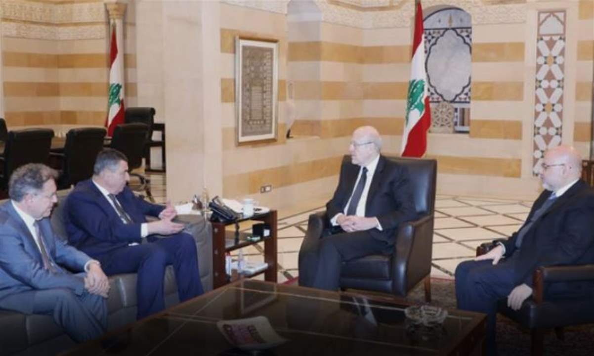 ميقاتي استقبل وزير الصحة ورئيس الجمعية الاوروبية لمراكز علاج السرطان