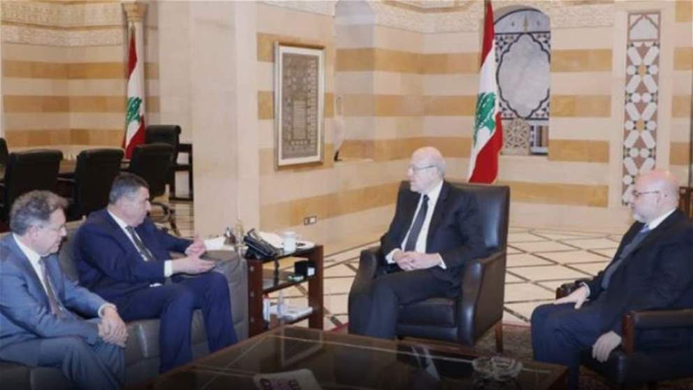 ميقاتي استقبل وزير الصحة ورئيس الجمعية الاوروبية لمراكز علاج السرطان