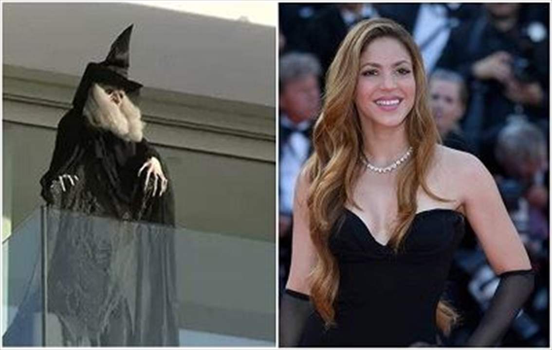 فيديو - الساحرة السوداء مُجدداً على شرفة منزل شاكيرا