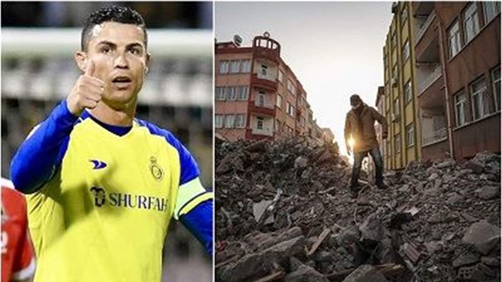 رونالدو يُرسل طائرة محمّلة بمواد الرعاية لمنكوبي سوريا وتركيا