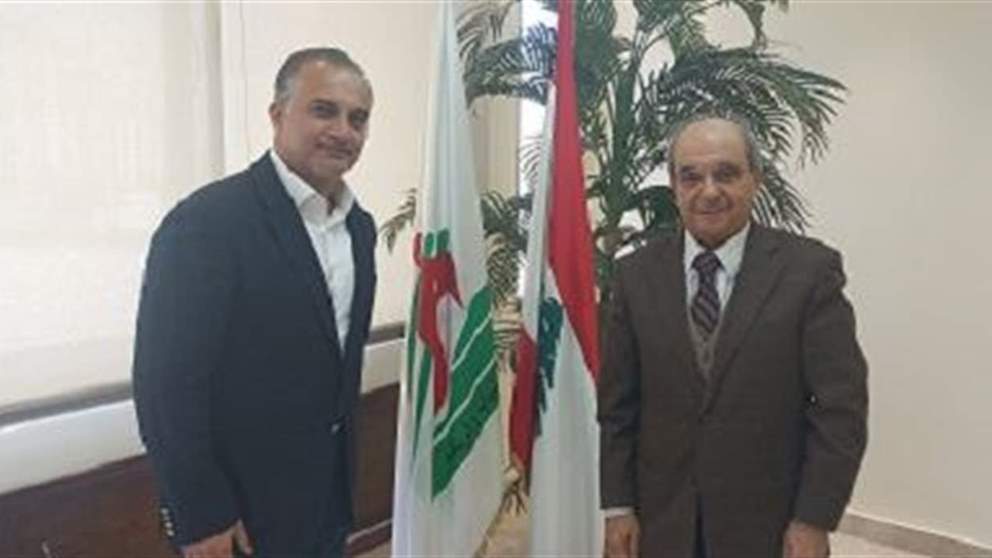 الوزير كلاّس استقبل رئيس نادي النجمة مازن الزعنّي