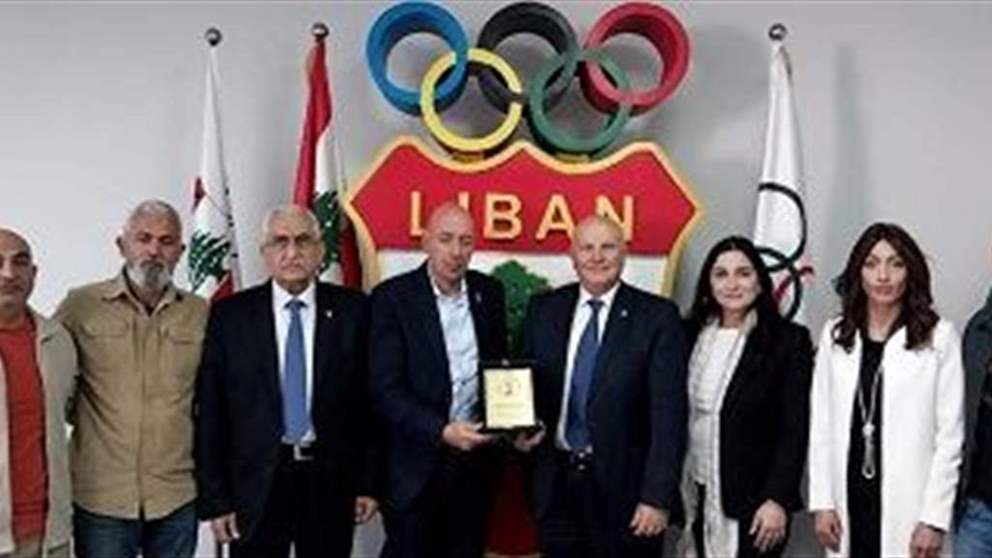 نائب رئيس الإتحاد الدولي للخماسي الحديث يلتقي "الأولمبية اللبنانية"