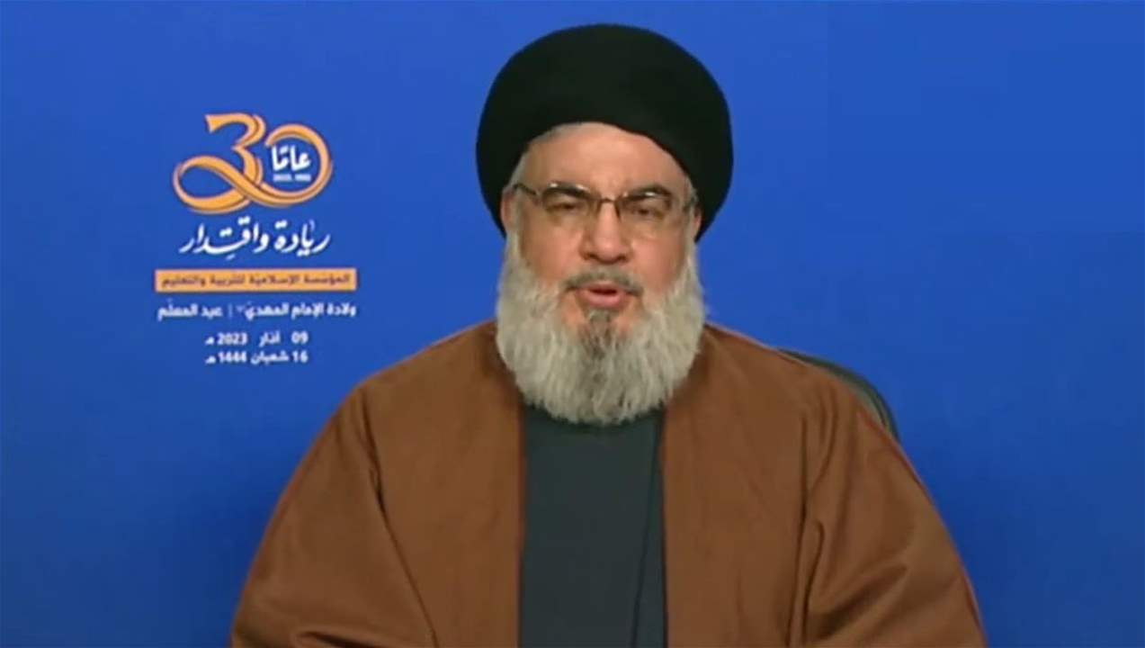 نصرالله: لا تتوقعوا منا استسلاماً وانصياعاً وخضوعاً وأبواب الحل موجودة