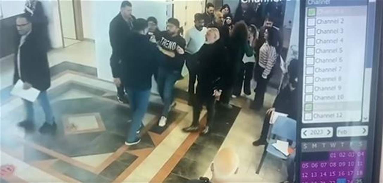 بالفيديو ـ هذه حقيقة ما حصل مع أحد عناصر قوى الامن في وزارة التربية 