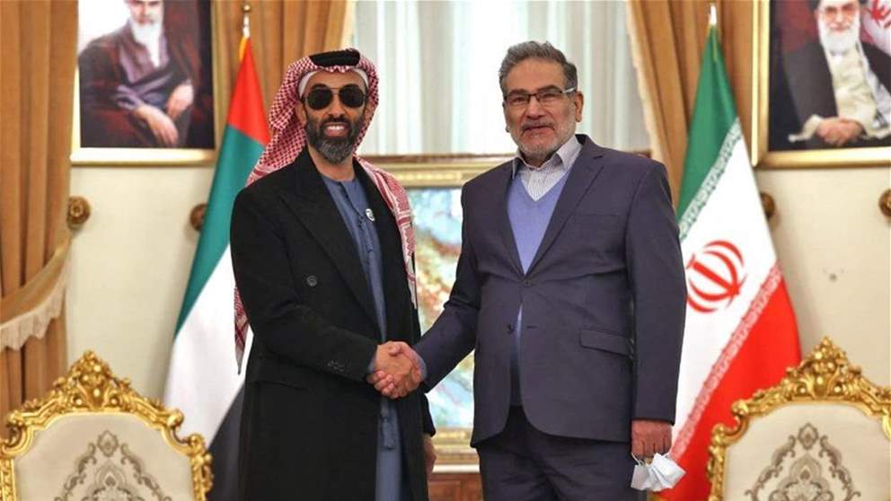 بعدما قاد محادثات بلاده في اتفاق بكين.. علي شامخاني يلتقي طحنون بن زايد في الإمارات