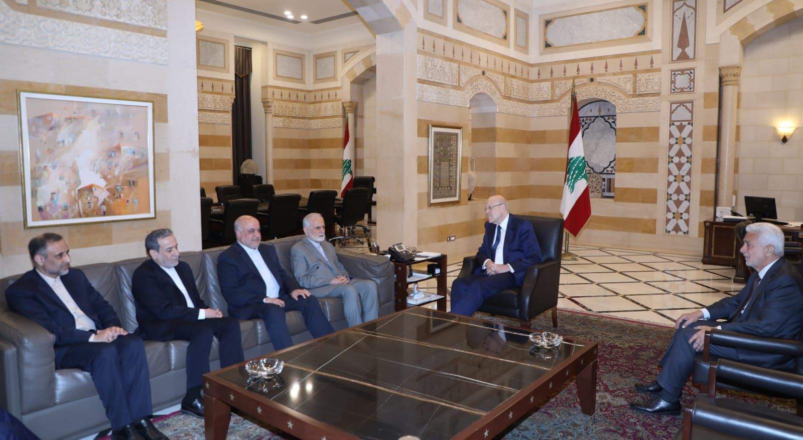 ميقاتي استقبل خرزاي ..واجتمع مع وزير المال