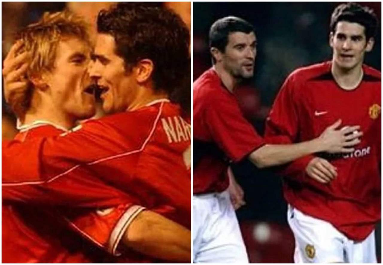 فضيحة في أولد ترافورد .. نجوم كبار أجبروا زميلهم على "الجنس الوهمي" .. أمامهم