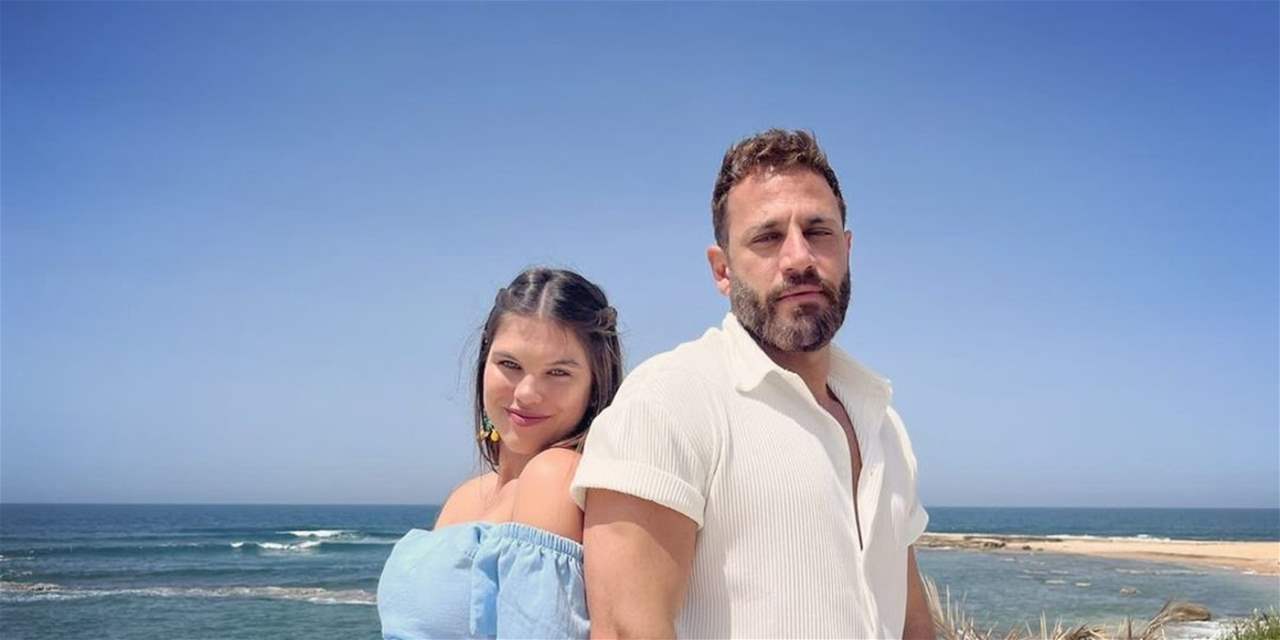 ابنة نيكولا معوض وزوجته تقتحمان مقابلته في افتتاح فيلمه