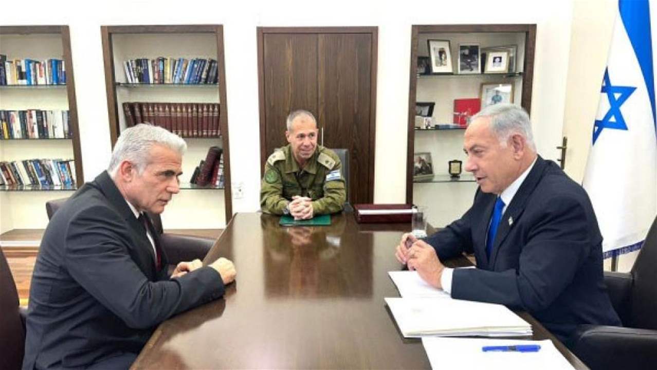 لابيد: أصبحت أكثر قلقًا بعد الاجتماع مع نتنياهو