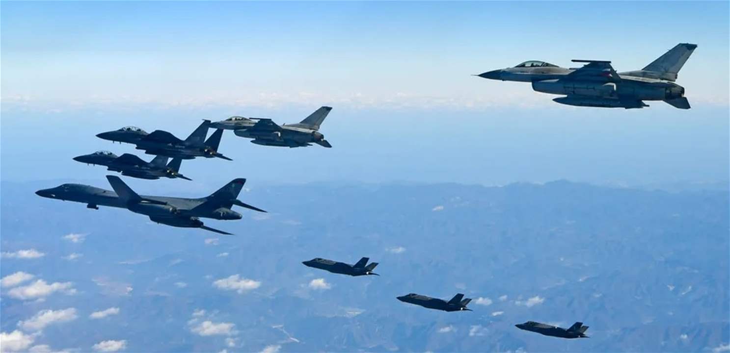  مناورات جوية مشتركة واسعة النطاق للولايات المتحدة وكوريا الجنوبية 