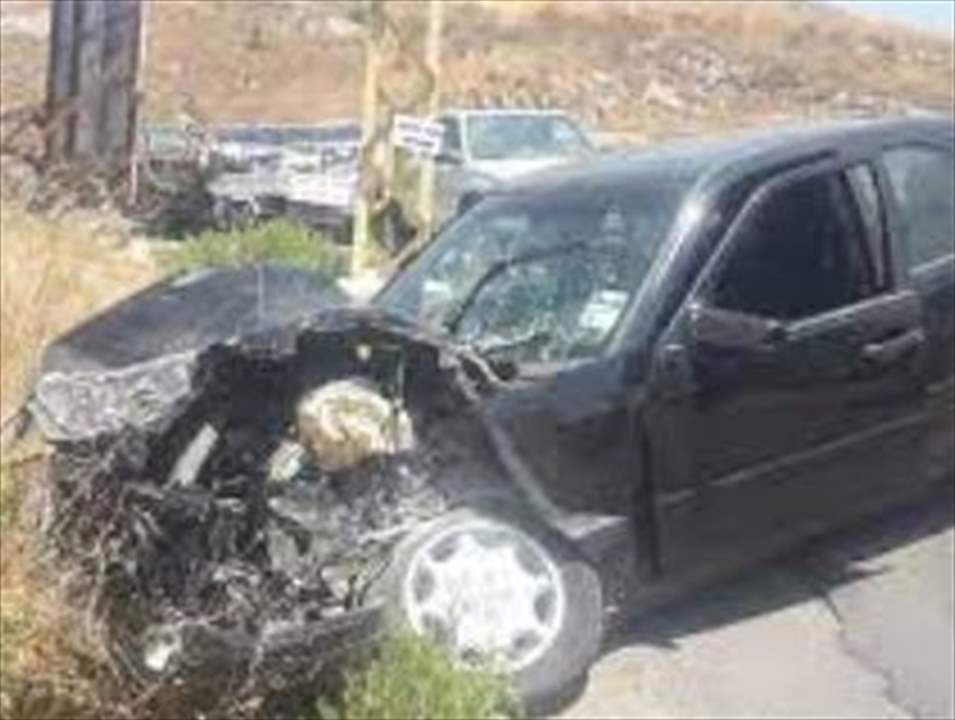 أربعة جرحى بحادث سير في الجرمق -جزين 