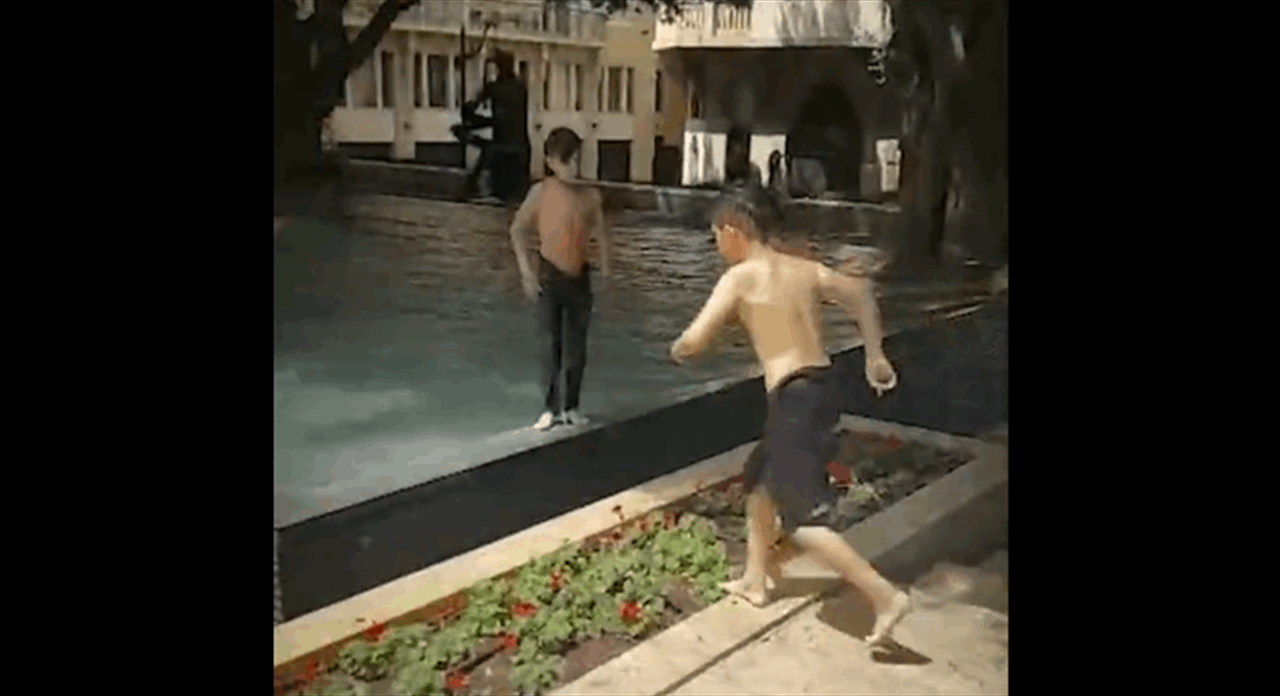 بعد فيديو سباحة الأطفال السوريين في بركة ساحة سمير قصير .. جيزيل خوري تحسم الجدل !