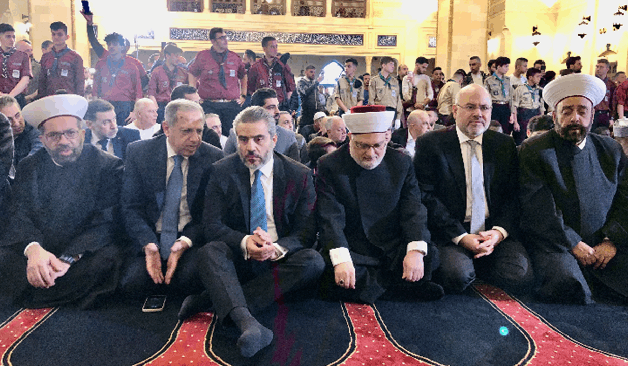  الشيخ محمد عساف يخطبة عيد الفطر بتكليف من المفتي دريان: مقام رئاسة الحكومة لا يقل شأناً عن رئاستي الجمهورية والمجلس النيابي