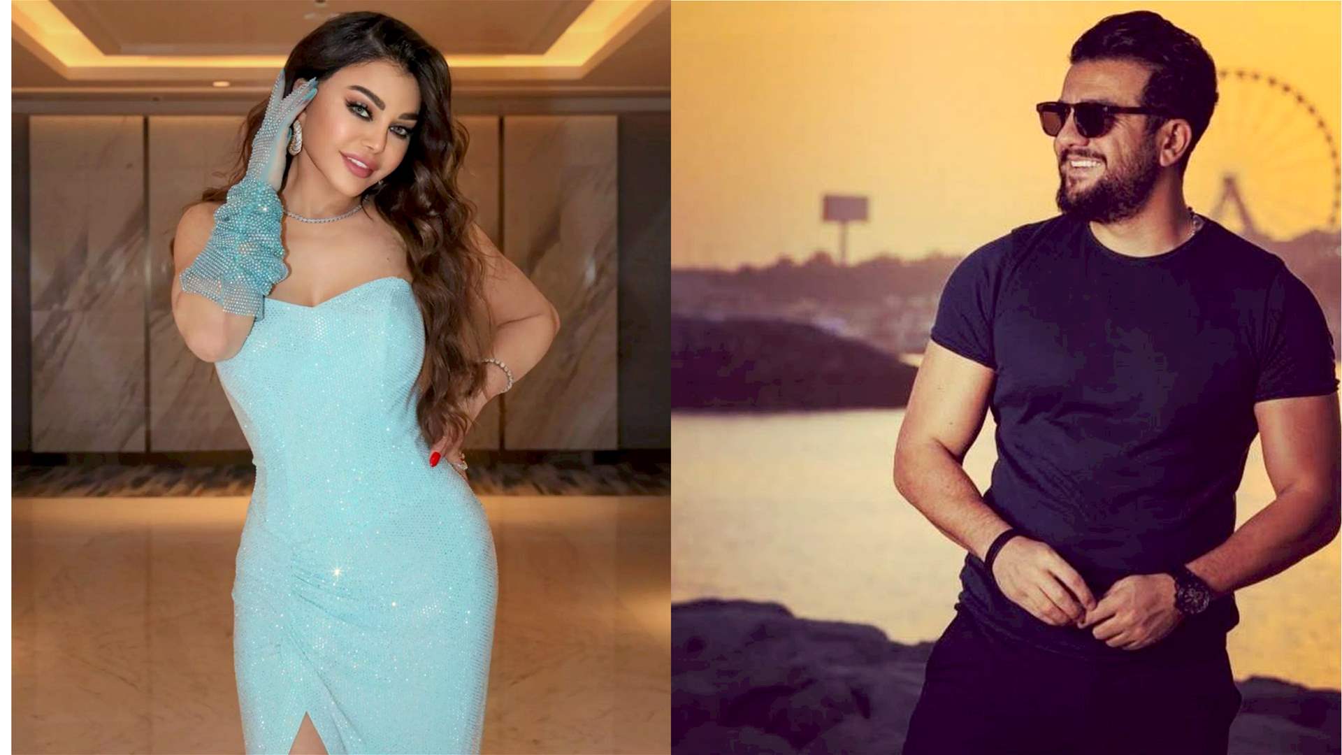 لقاء هيفاء وهبي و طلال مارديني  في كواليس حفلها وهي: مش معقول هلأد كون غبية