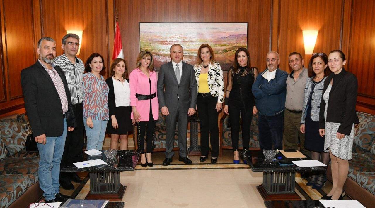  بو صعب استقبل وفداً من مديري مدارس الثانويات الرسمية  في المتن الشمالي لعرض العراقيل التي يعاني منها القطاع الرسمي