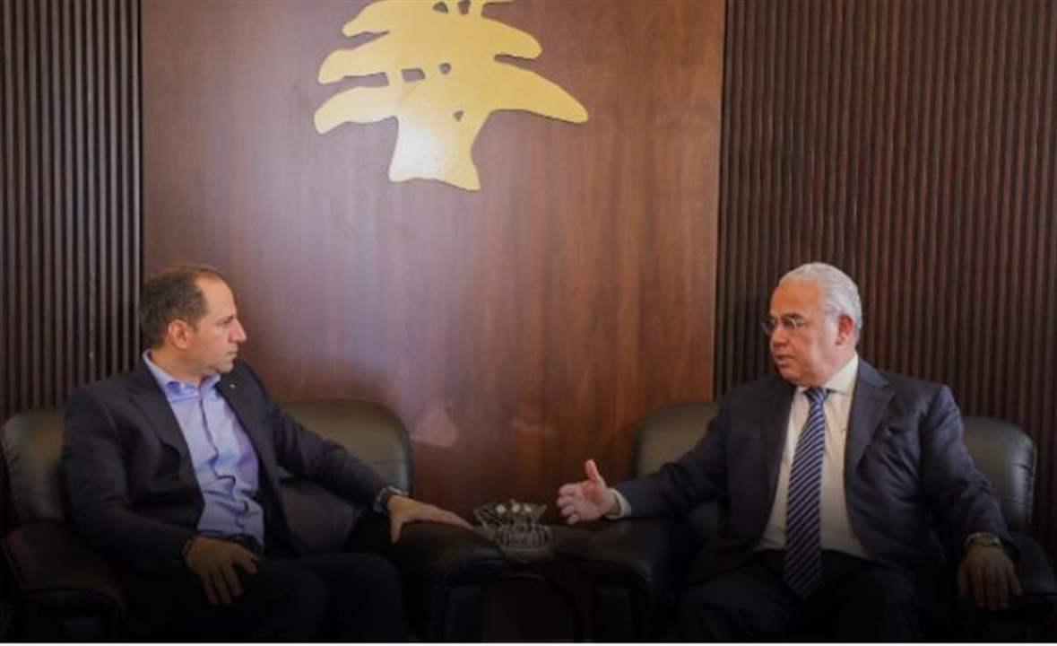 الجميل بحث مع سكاف في ملف الانتخابات الرئاسية