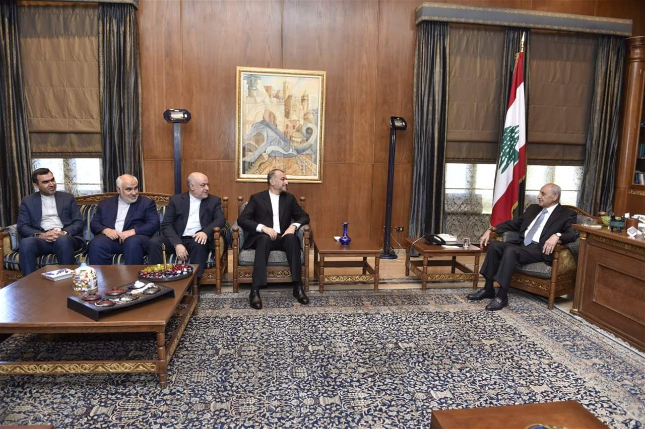     بري يعرض مع عبد اللهيان أوضاع لبنان والمنطقة والعلاقات الثنائية بين البلدين