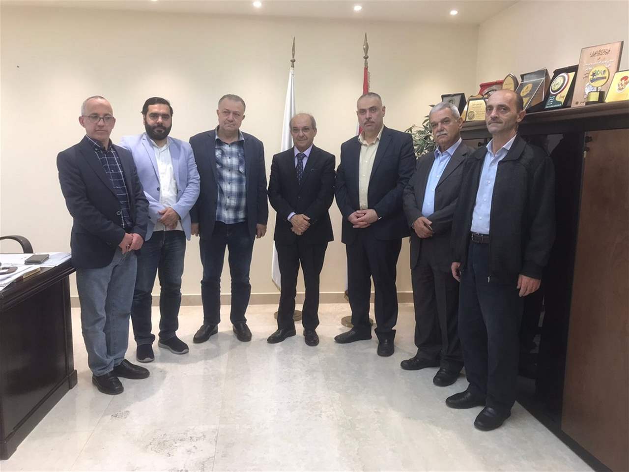 كلاّس استقبل بلدية الغبيري واتحاد التنس وكشاف لبنان