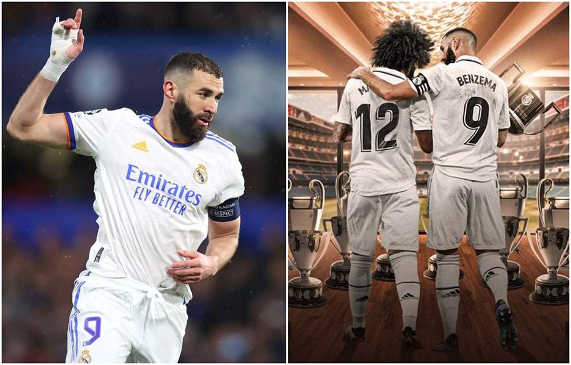 فيديو - حامل كل الالقاب .. كريم بنزيما يعادل رقم مارسيلو 