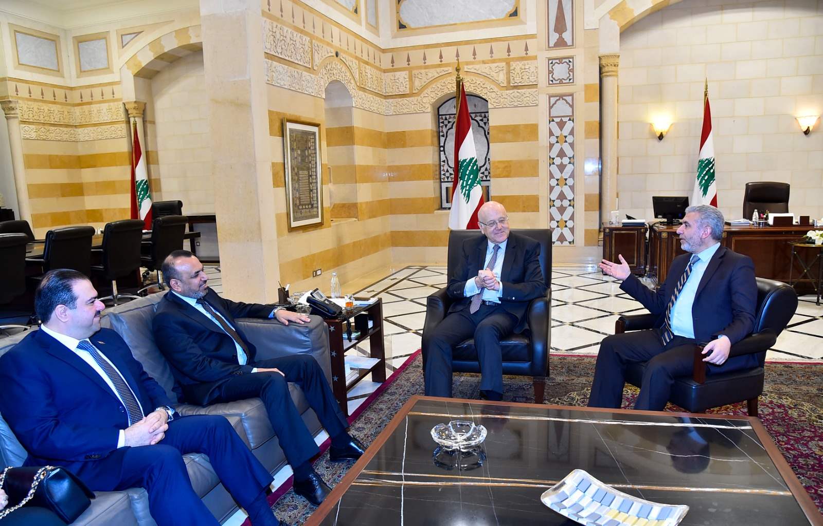 سلسلة اجتماعات ولقاءات لميقاتي في السراي الحكومي