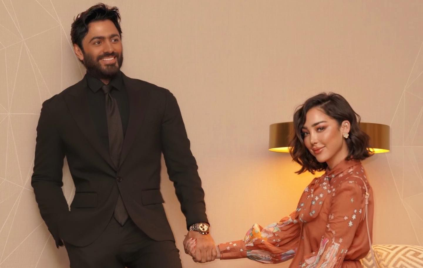 تامر حسني يجتمع بـ بسمة بوسيل لأول مرة بعد طلاقهما