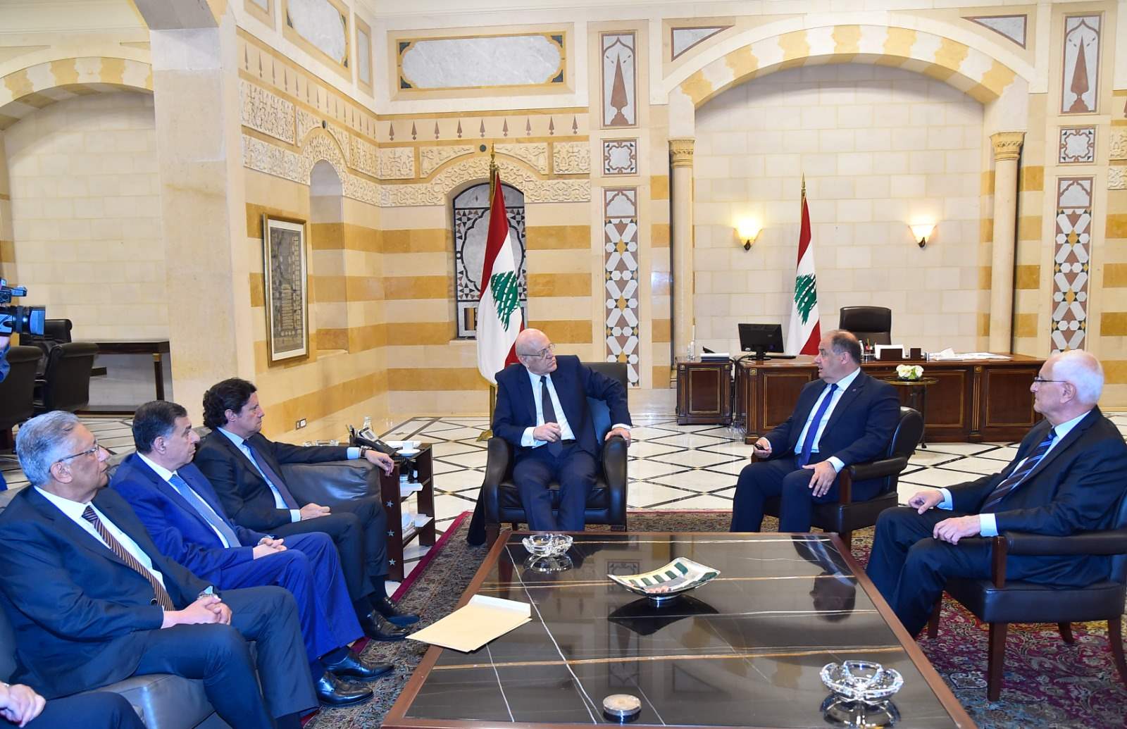 ميقاتي بحث مع بو حبيب في  التحضيرات لمشاركة لبنان في الدورة العادية الثانية والثلاثين لاجتماع مجلس جامعة الدول العربية 