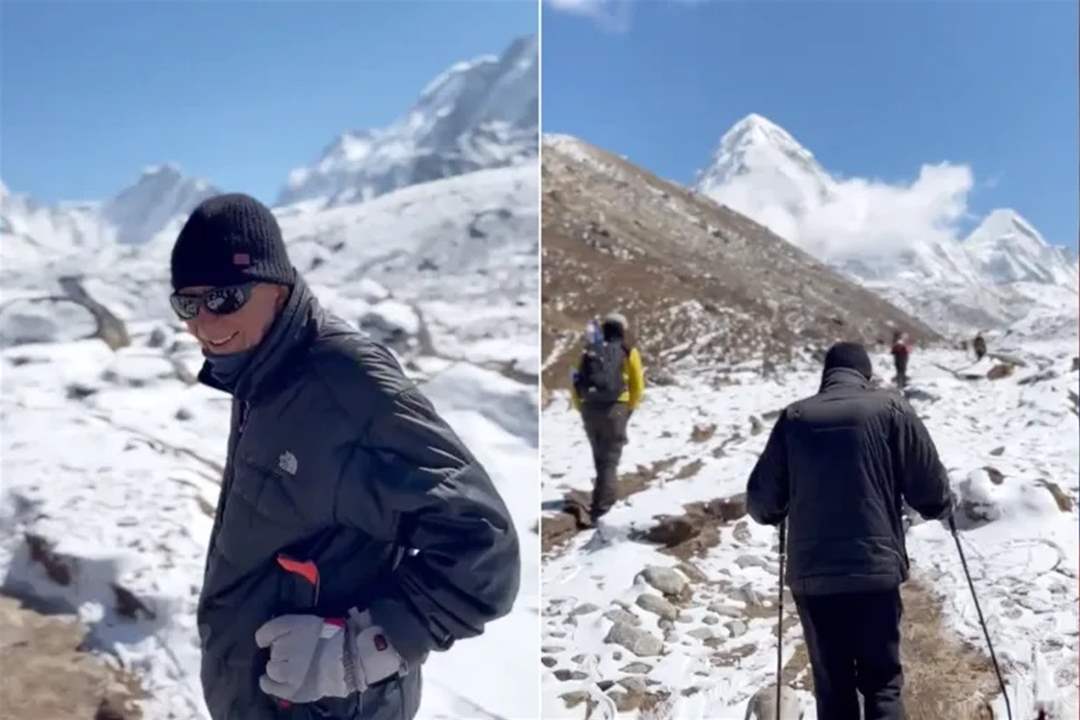بالفيديو ـ  مسن سعودي يبدأ رحلته في تسلق جبال ‎الهيمالايا بهدف الوصول إلى قمة ‎إيفرست !