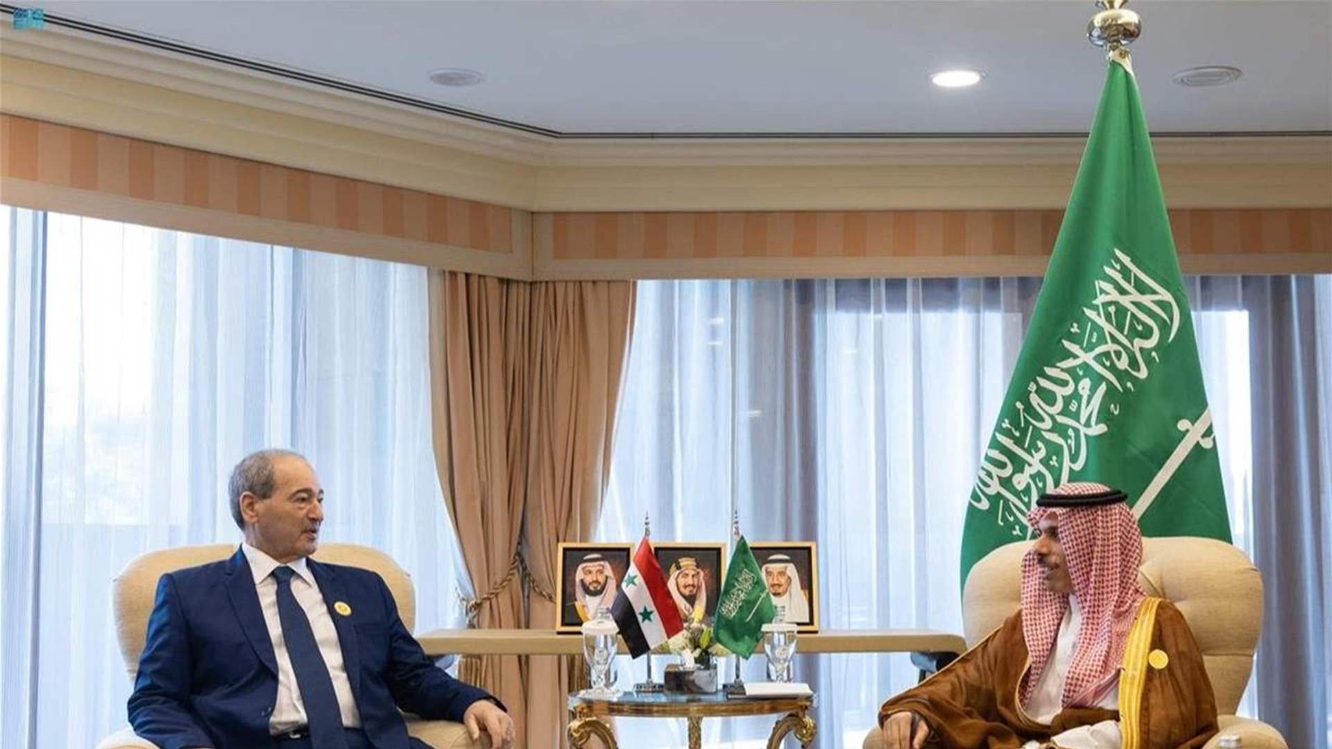 وزير الخارجية السوري عقب لقائه نظيره السعودي: لدينا القرار من أعلى القيادتين في سوريا والسعودية بأن نسير نحو التقدم