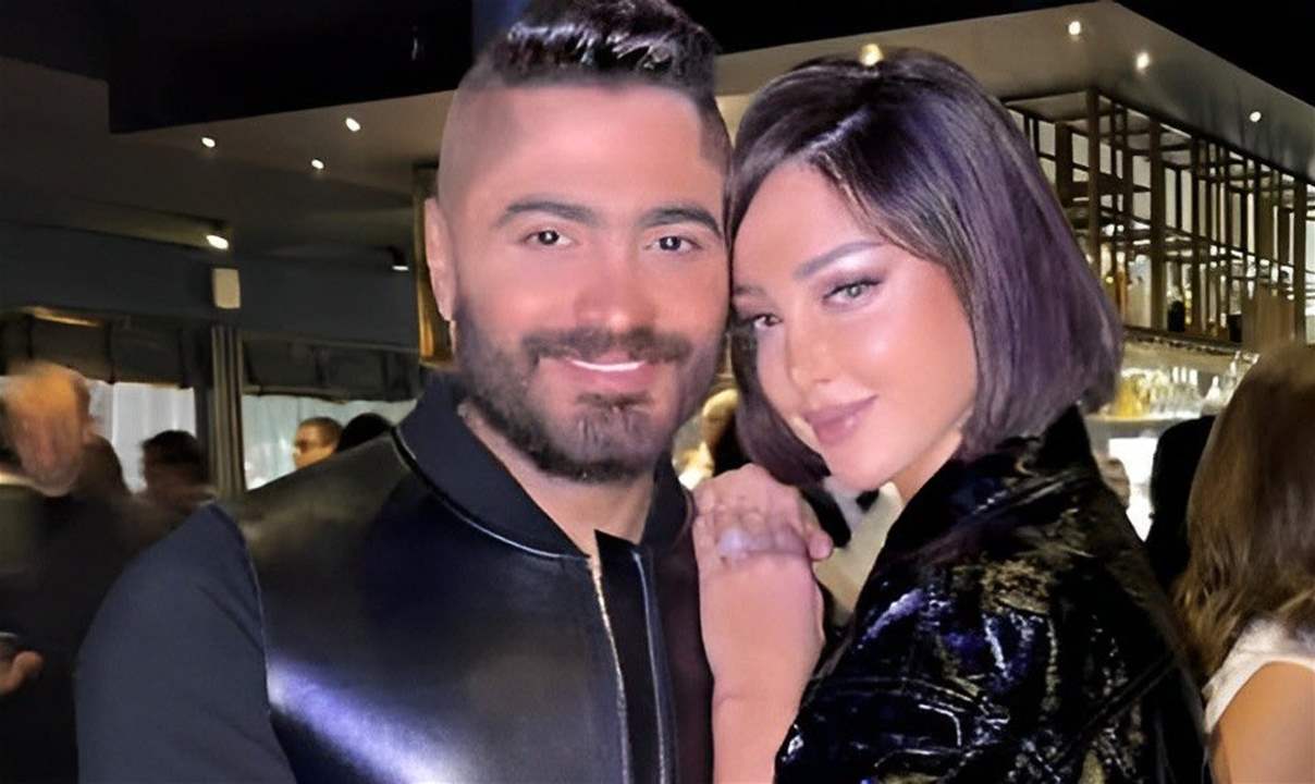تامر حسني وبسمة بوسيل يحتفلان معاً مجددا بعيد ميلاد إبنتهما تاليا