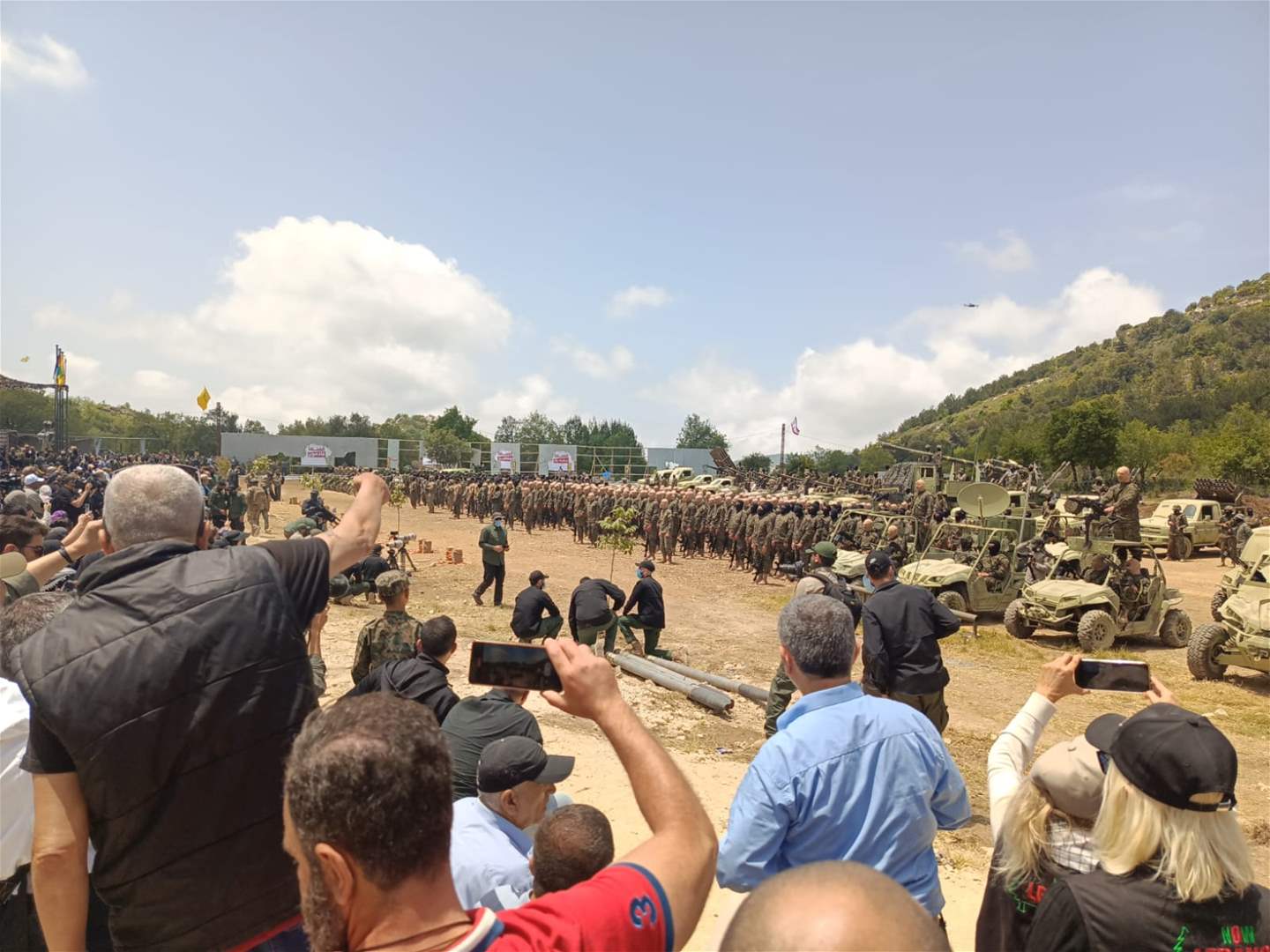 بالفيديو - مناورة عسكرية لحزب الله في احد مواقع المقاومة جنوب لبنان