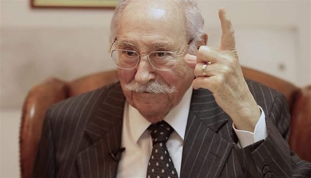 وفاة نائب رئيس مجلس الوزراء السابق الياس سابا عن عمر ناهز الـ 94 عامًا