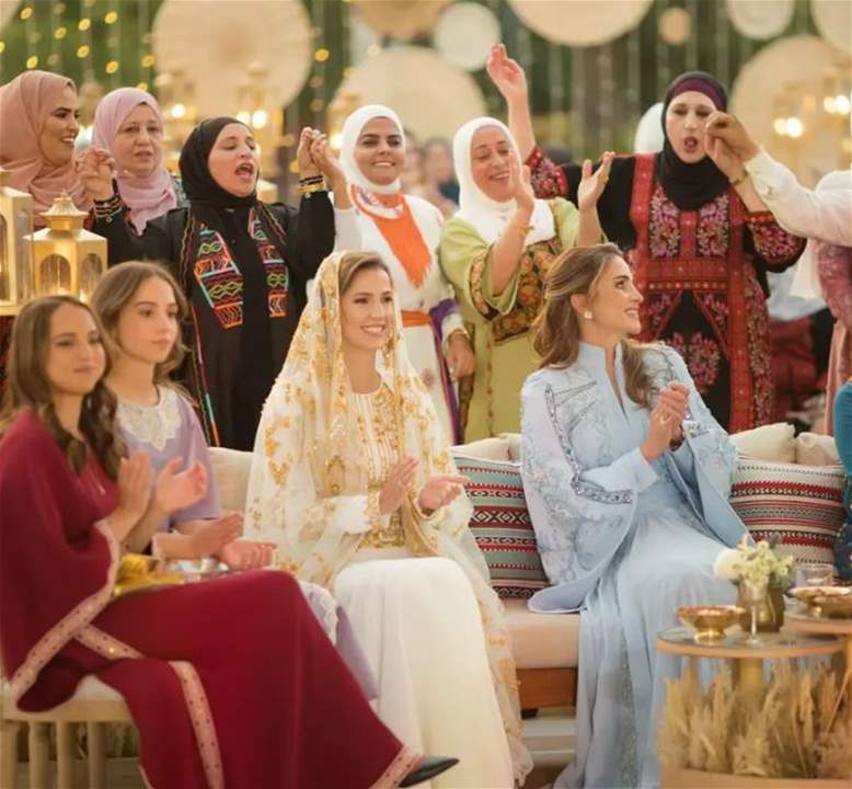 ماذا قالت الملكة رانيا في ليلة حناء رجوة خطيبة ولي العهد الأردني؟