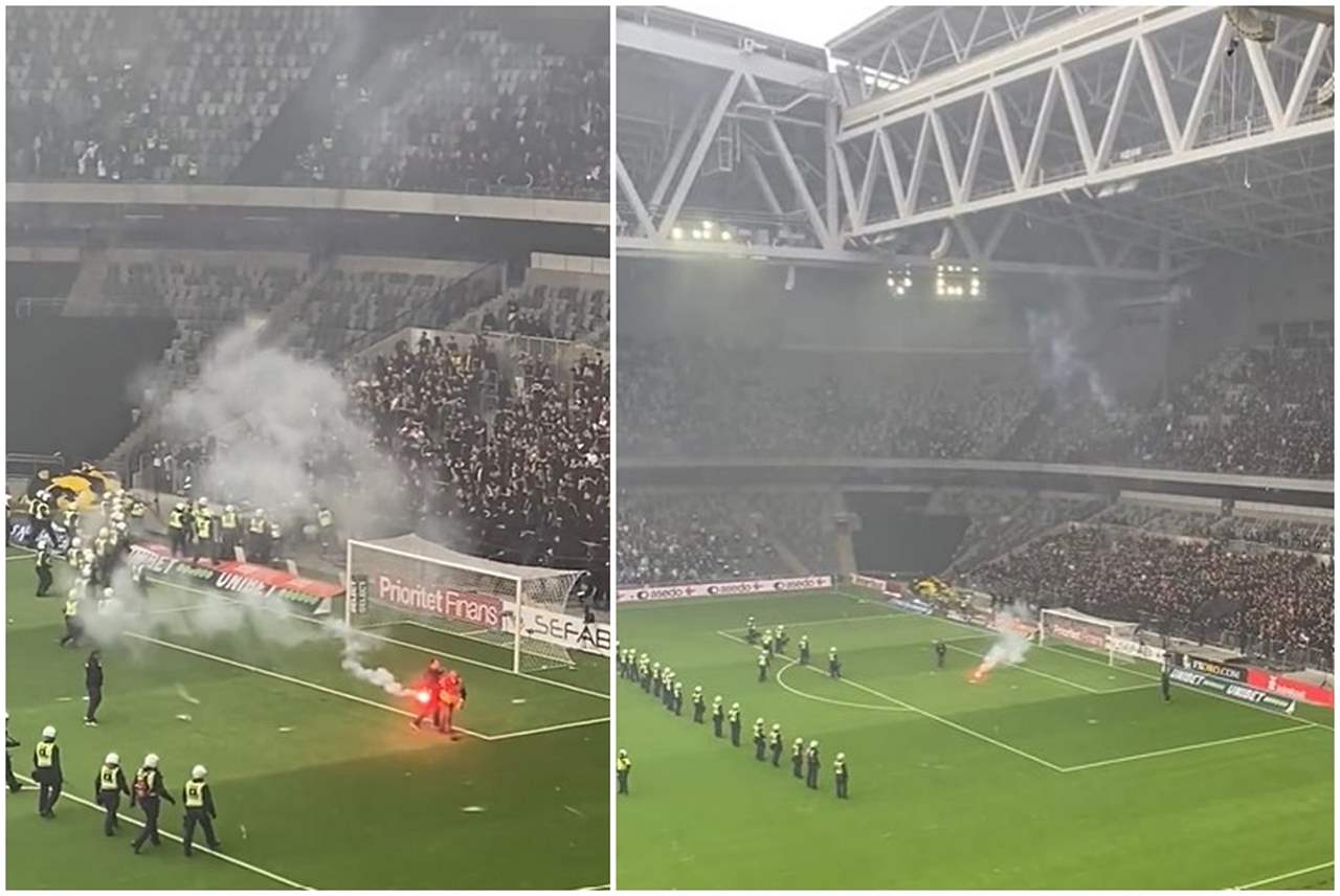 فيديو - مشاهد بشعة من السويد سببها "ألتراس أسود"