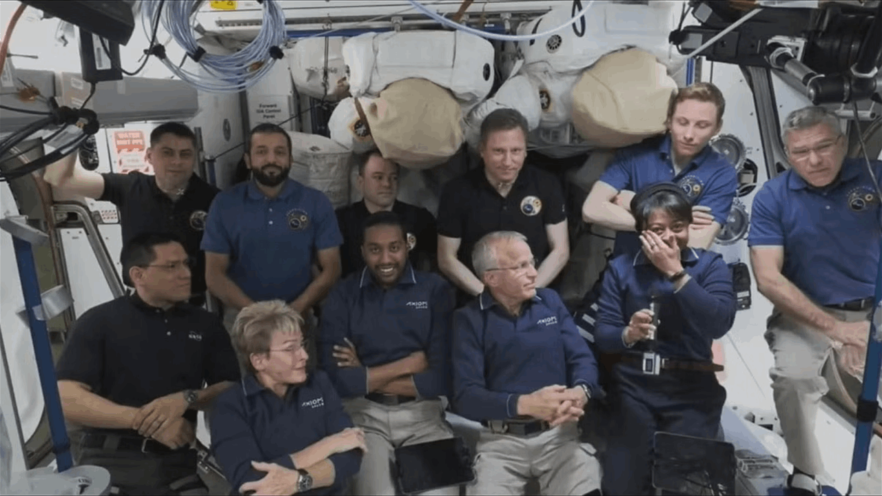 بالفيديو ـ ريانة برناوي تبكي على متن محطة الفضاء الدولية !