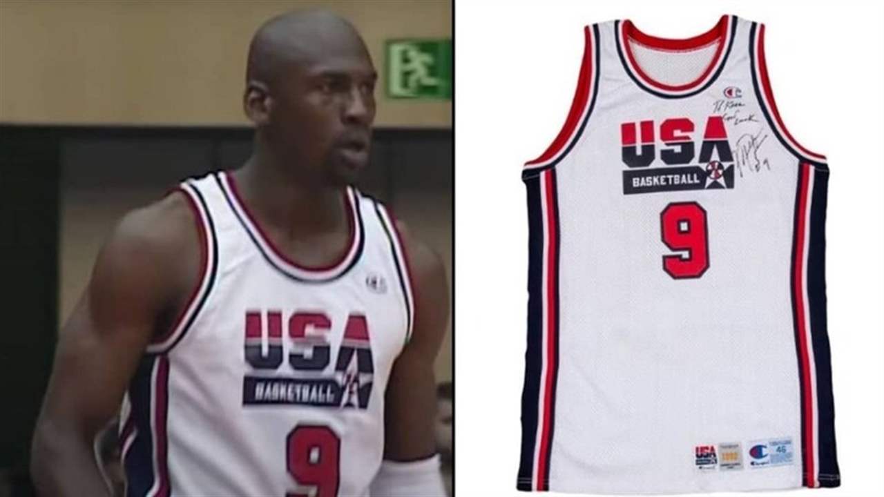 فيديو - قميص تعرّق به جوردان بـ600 ألف دولار !!