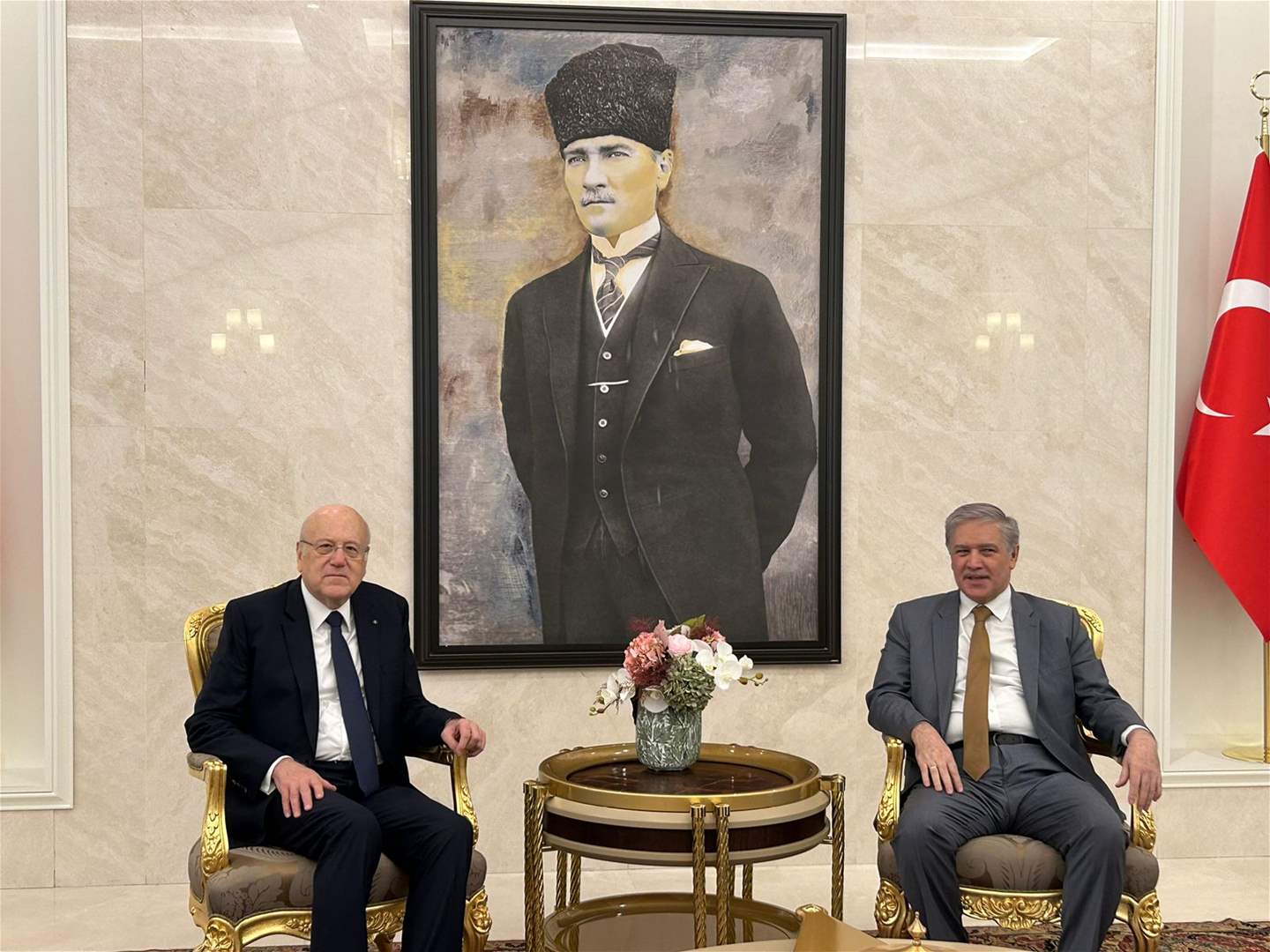  ميقاتي هنأ اردوغان بفوزه في الانتخابات متمنيا للشعب التركي الخير والوئام 