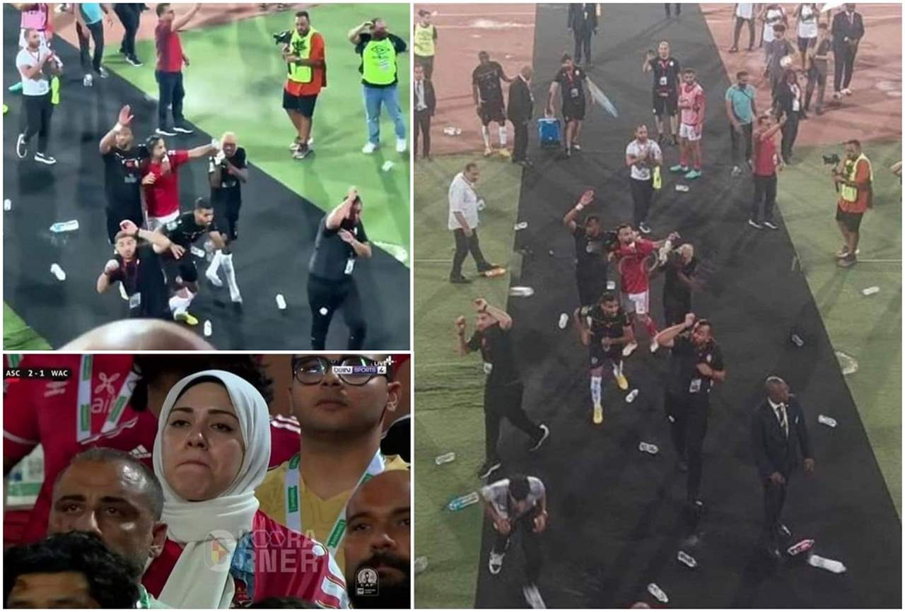 فيديو - جماهير الاهلي تُهين لاعبي الوداد .. هذا ما فعلته