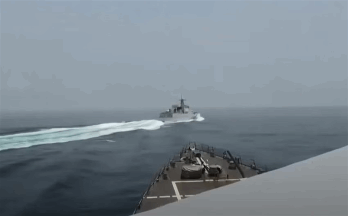 البحرية الأميركية: مرور غير آمن لسفينة حربية صينية أمام إحدى مدمراتنا 