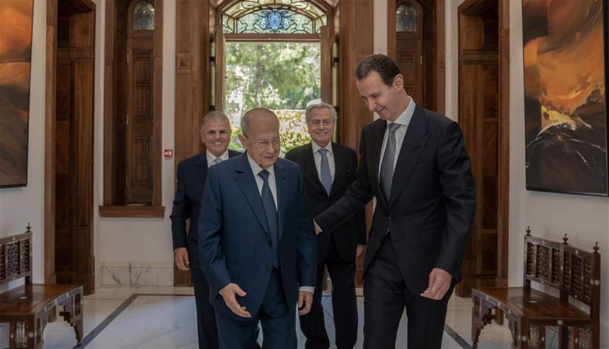 &quot;الجمهورية&quot; تكشف تفاصيل عن لقاء الأسد - عون.. ماذا دار عن الملف الرئاسي؟