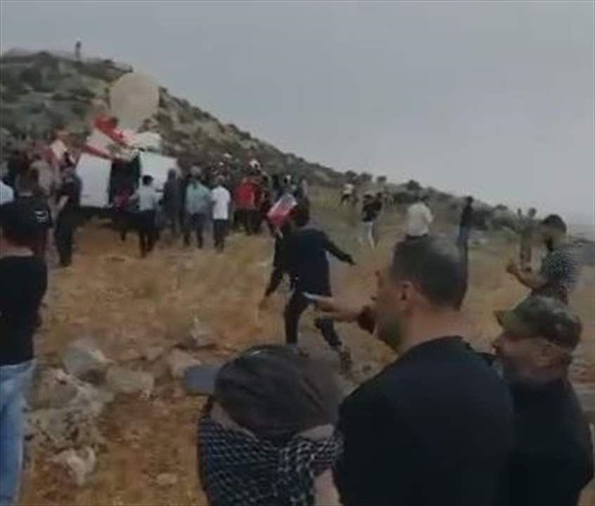 بالفيديو - وقفة إحتجاجية لاهالي كفرشوبا والعرقوب تنديداً بتجريف العدو الاسرائيلي للأراضي