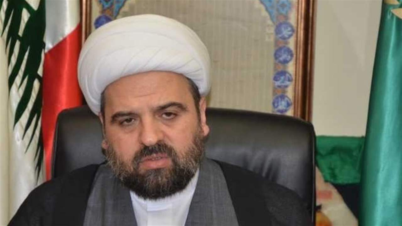    الشيخ أحمد قبلان: أصابع الطبخة الأميركية المسمومة مكشوفة ورئيس بختم أميركي ممنوع