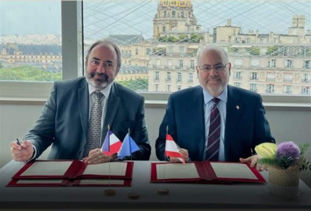 الأبيض وقع مع نظيره الفرنسي في باريس إتفاق إطار لتنسيق برامج المساعدات