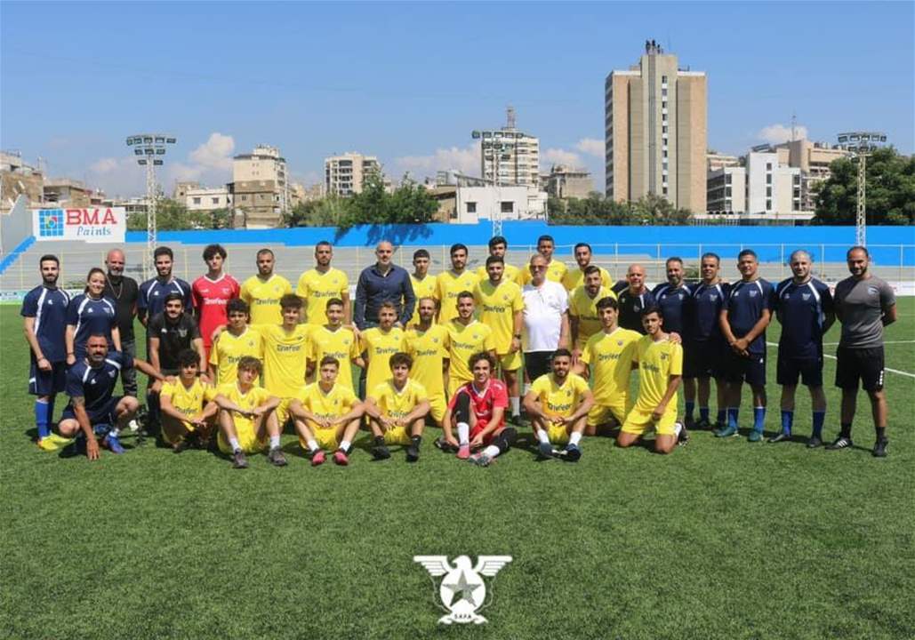 الحصة التدريبية الأولى لفريق الصفاء استعدادا للموسم الجديد