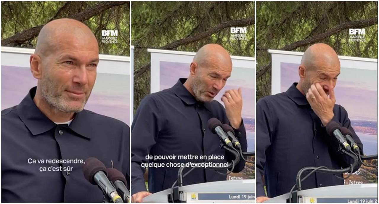 فيديو - زين الدين زيدان باكياً في مشهد مؤثر .. إليكم السبب