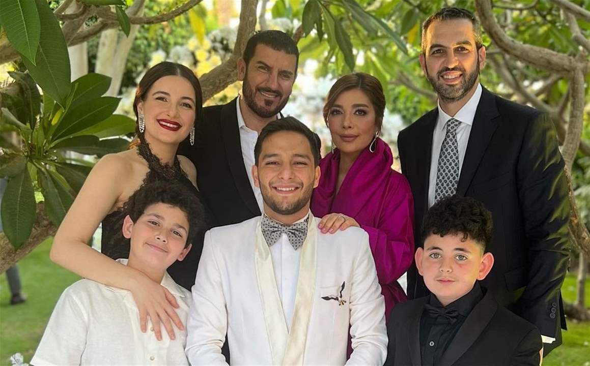 شقيق اصالة نصري يحتفل بزفافه و اصالة تفاجئه بهدية في الحفل