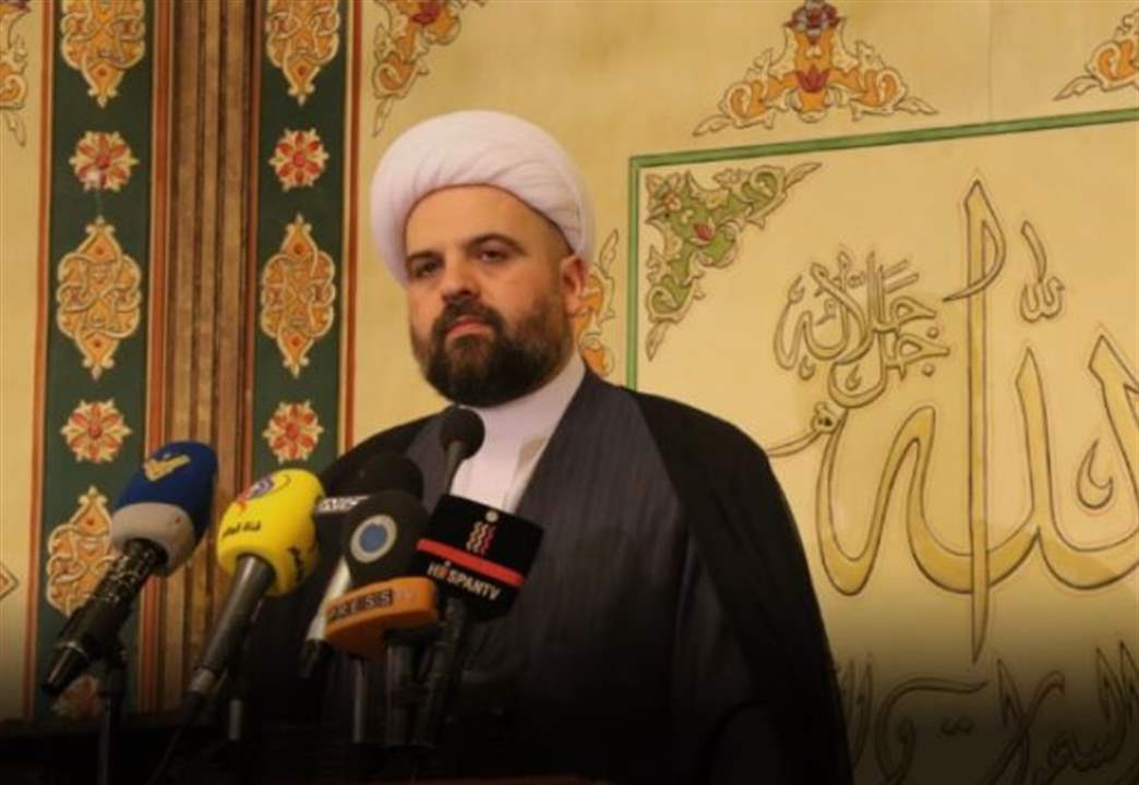 قبلان: المطلوب حوار مباشر وتسوية رئاسية حكومية تضع لبنان على سكّة الخلاص الوطني