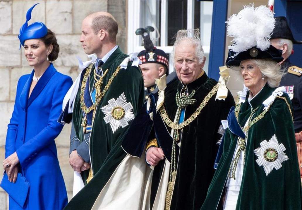 اسكتلندا تحتفل بـ الملك تشارلز الثالث وزوجته الملكة كاميلا على طريقتها